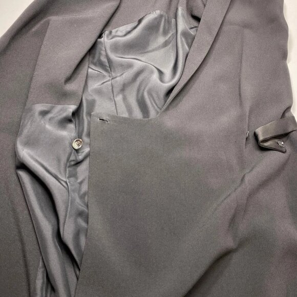 The Row Women’s Crepe Wrap Mini Dress Black Size S - Picture 4 of 9